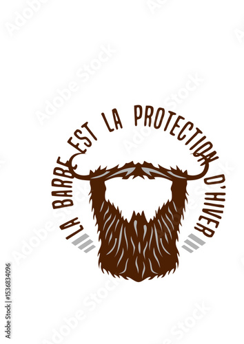 citation barbe protection hiver humour drole famille
