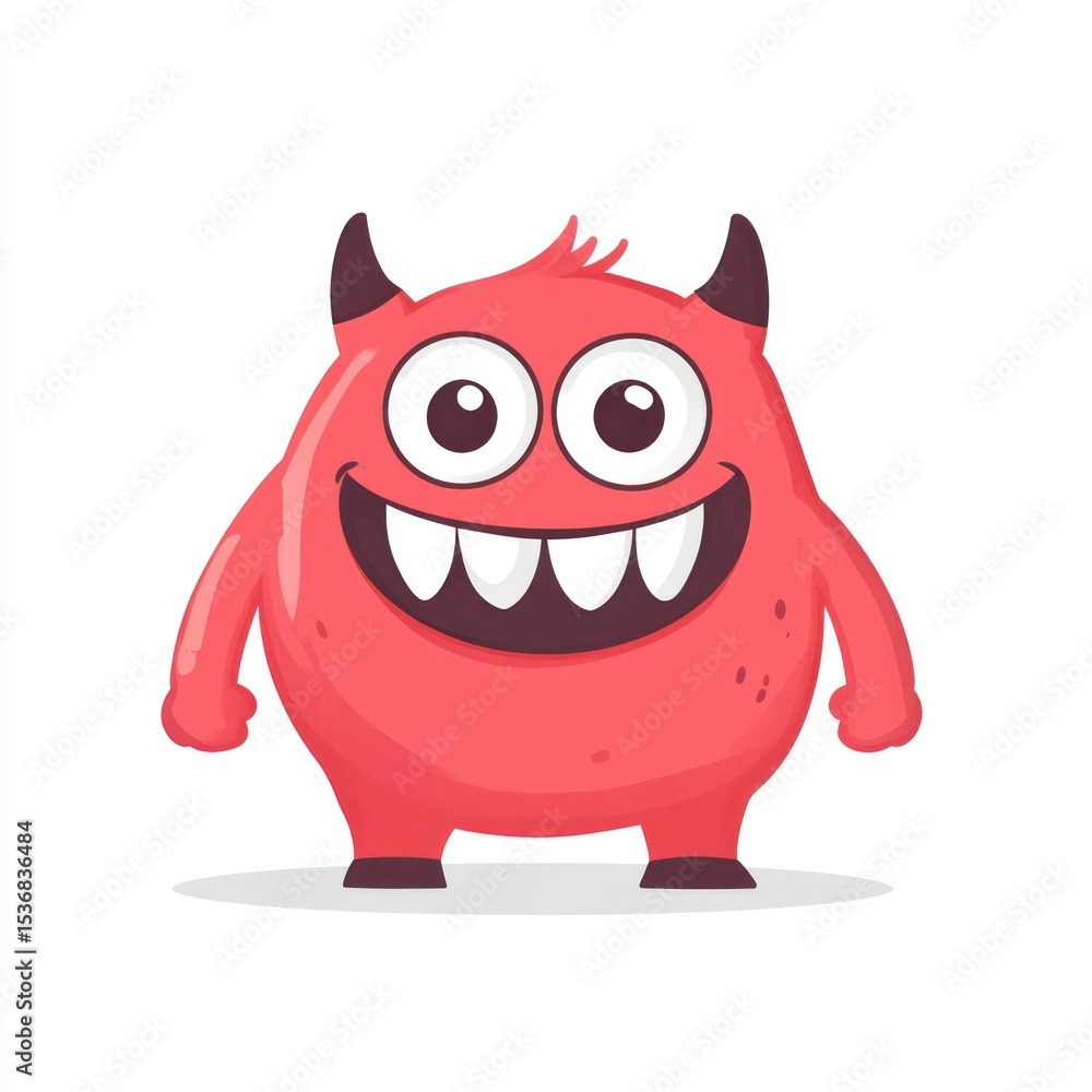 Fototapeta premium Cute cartoon monster (1)