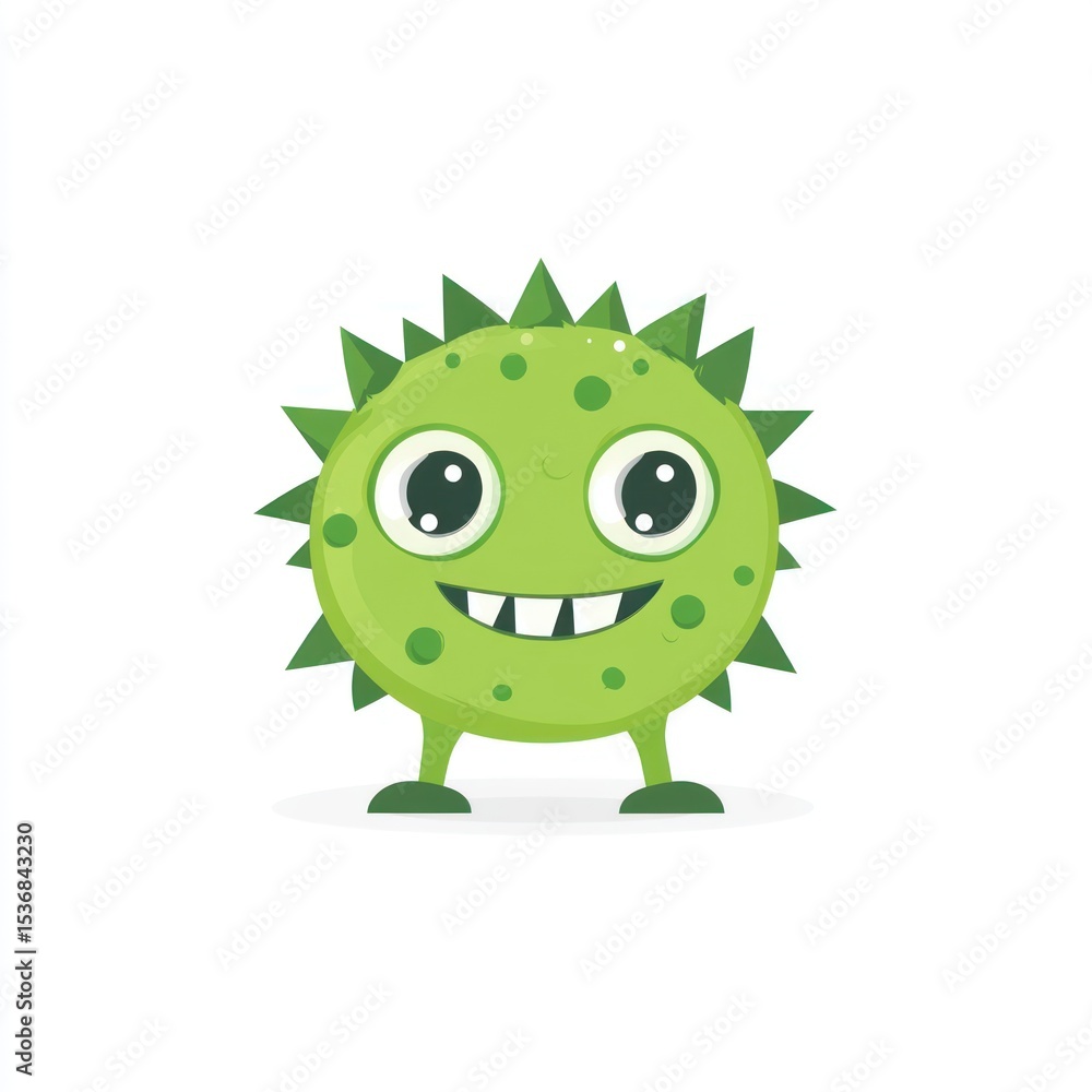 Cute green monster Cute green monster