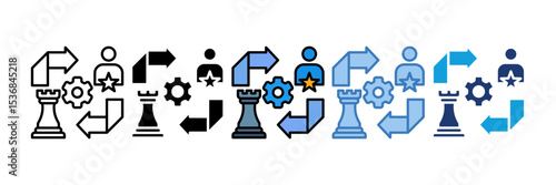 Transformation Icon Element For Design