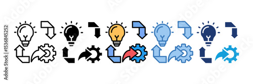 Implementation Icon Element For Design