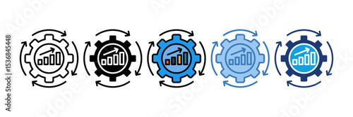 Continuous Improvement Icon Element For Design