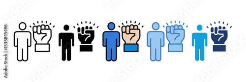 Employee Empowerment Icon Element For Design