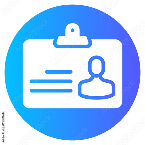 Congress ID gradient icon