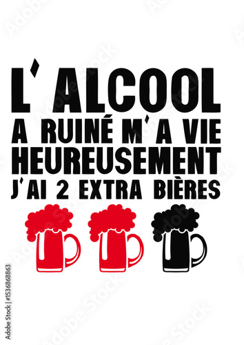 alcool ruine vie 2 extra biere humour 