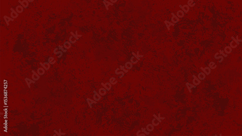 Red background with dirty stains all over the area.