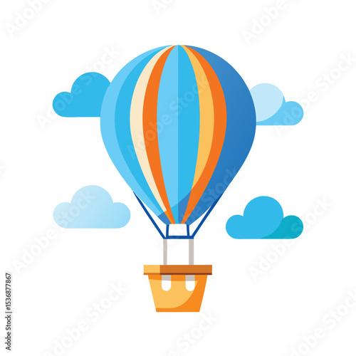 hot air balloon in the sky