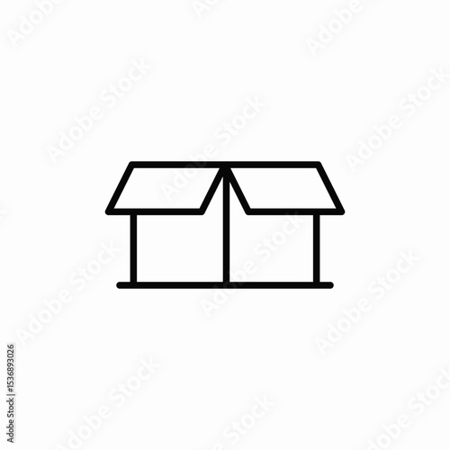 package unbox icon sign vector