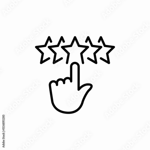 star review icon sign vector
