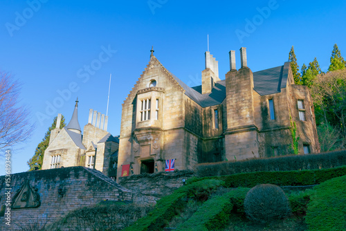 西洋のお城風景　ロックハート城