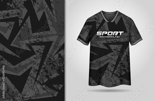 Abstract sport black background for jersey design