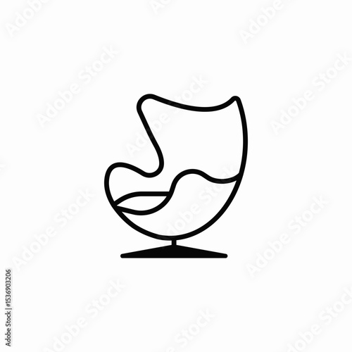comfortable sofa icon sign vector