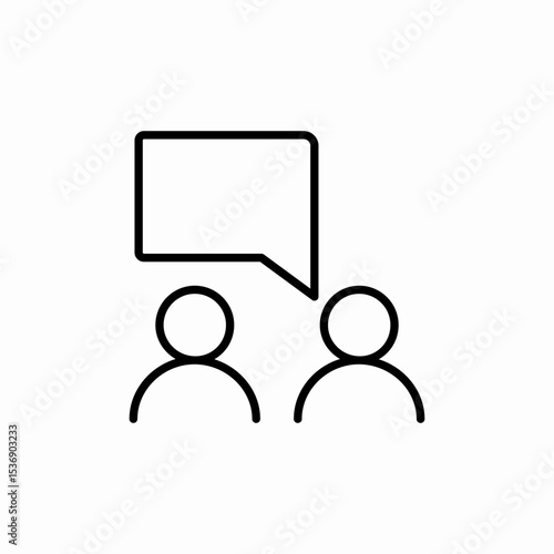 conversation speech icon sign vector
