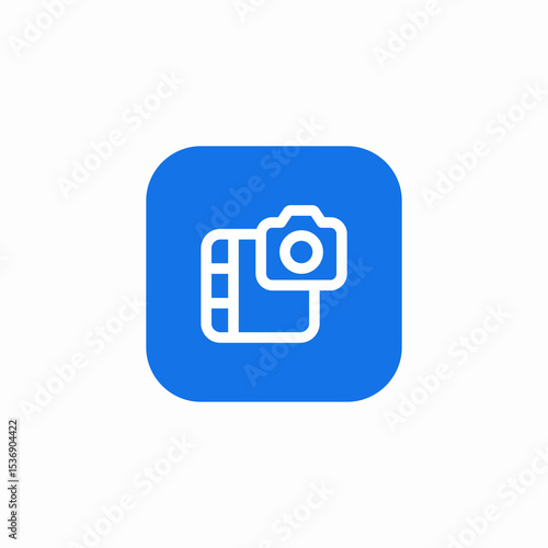 photo folder icon sign vector