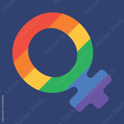 Pride Month in June. LGBTQ+. Lesbian Gay Bisexual Transgender. Celebrated annual. LGBT flag. Rainbow love concept. Human rights and tolerance. Poster, card, banner and background. Vector illustration