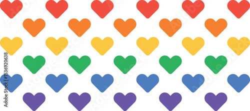 Pride Month in June. LGBTQ+. Lesbian Gay Bisexual Transgender. Celebrated annual. LGBT flag. Rainbow love concept. Human rights and tolerance. Poster, card, banner and background. Vector illustration
