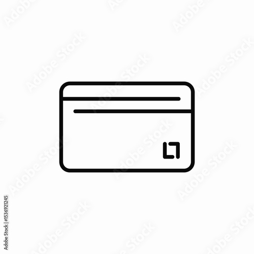 credit card icon sign vector