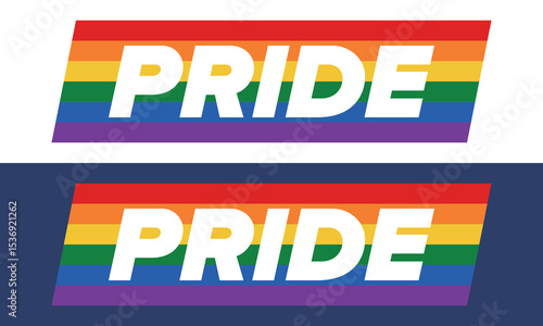 Pride Month in June. LGBTQ+. Lesbian Gay Bisexual Transgender. Celebrated annual. LGBT flag. Rainbow love concept. Human rights and tolerance. Poster, card, banner and background. Vector illustration