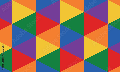 Pride Month in June. LGBTQ+. Lesbian Gay Bisexual Transgender. Celebrated annual. LGBT flag. Rainbow love concept. Human rights and tolerance. Poster, card, banner and background. Vector illustration
