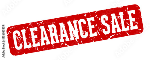 clearance sale rectangular sign. clearance sale stamp