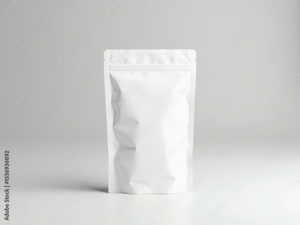 Blank pouch with zipper closure. Food safe packaging design. | PE ? Polyethylene Blank pouch with zipper closure. Food safe packaging design. | PE ? Polyethylene