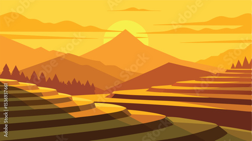 Massive Jungle Tree with Hanging Vines and Monkeys