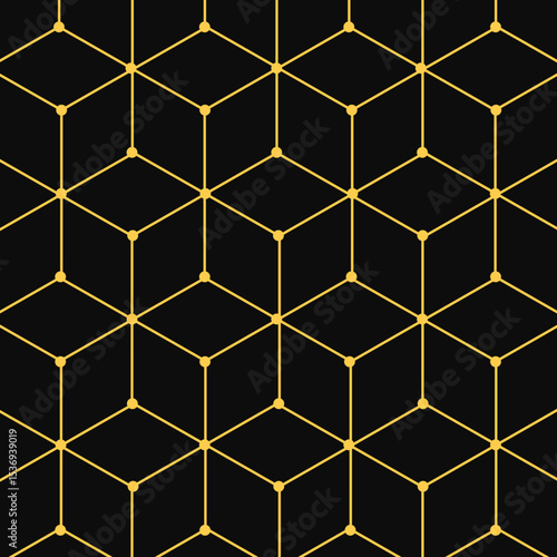 Luxury trendy decorative design flawless abstract vector illustration golden artwork