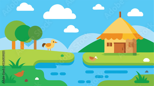 Colorful Rice Paddies Fantasy Valley Design