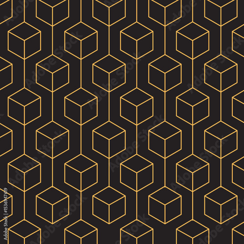 Luxury trendy decorative design functional abstract vector illustration golden artwork