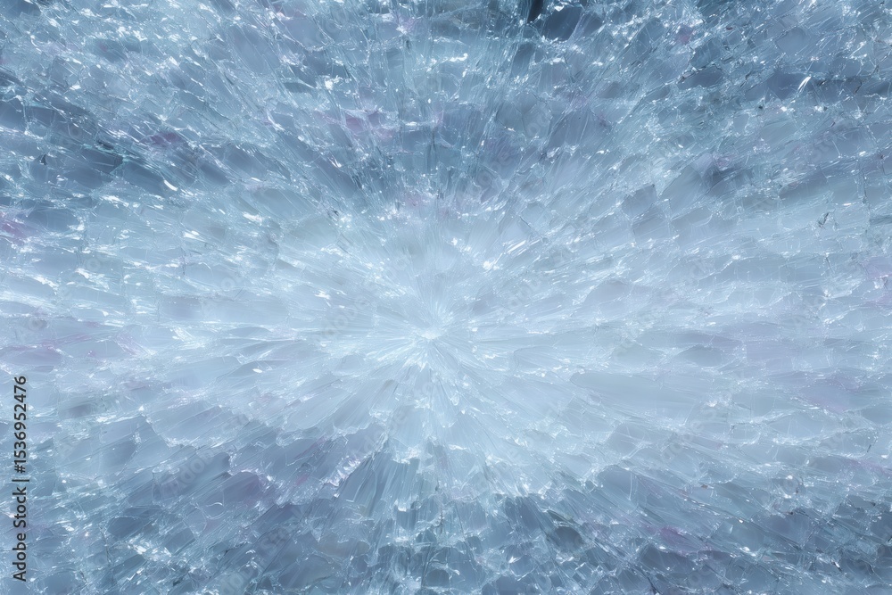 Fototapeta premium High Resolution Cracked Glass Texture with Realistic Fracture Patterns