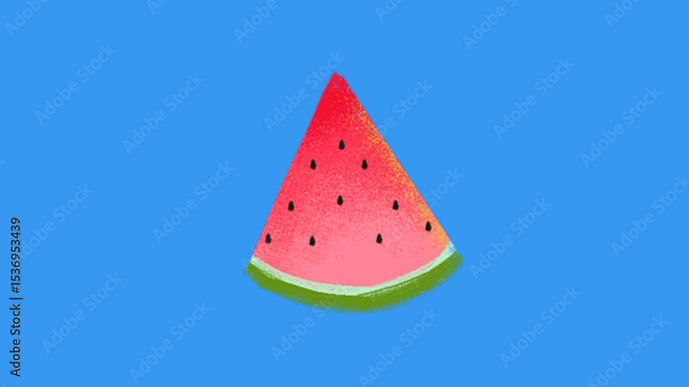 watermelon on blue screen watermelon on blue screen