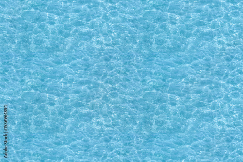 Water ripple seamless background texture - top view of clean, clear, blue water ripples. Image can be tiled to create a larger image or higher resolution background. Water has the chemical formula H2O