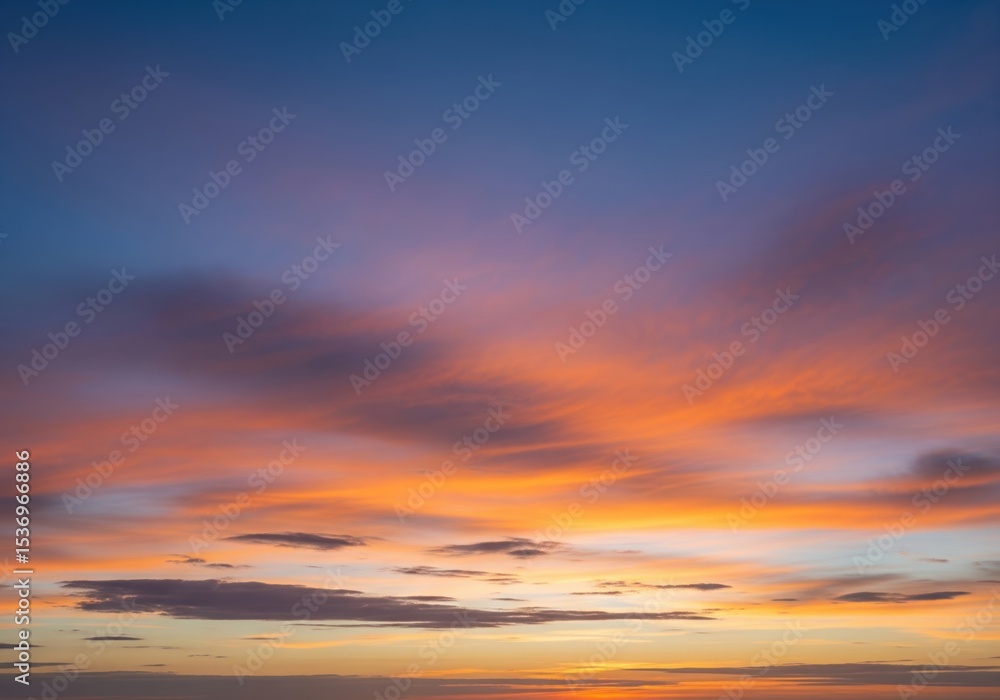 Fototapeta premium sunset in the sky