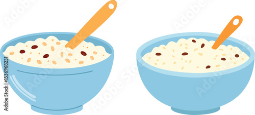ice cream with strawberry vector illustration