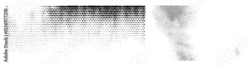 Vector Abstract dotted lines forming a dissolving human leg .
