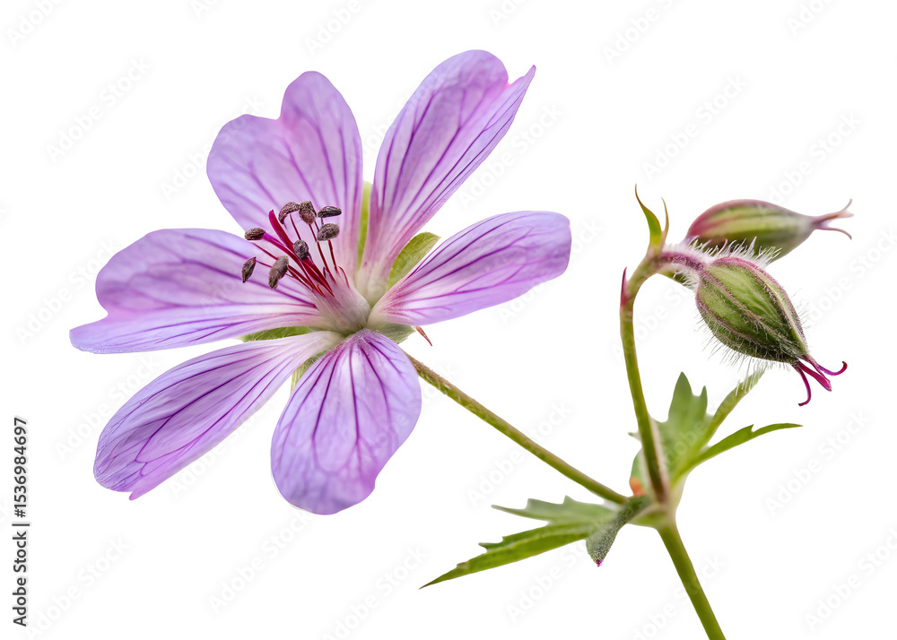 purple wildflower isolated on white background purple wildflower isolated on white background