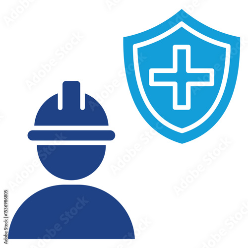 Injury Prevention Dual Tone Icon Element For Design