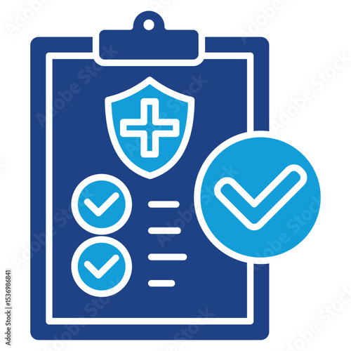 Safety Policy Dual Tone Icon Element For Design