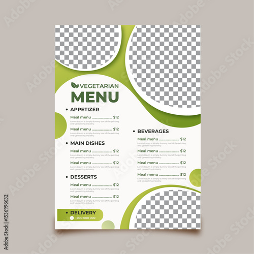 Modern Resturant Menu Design.