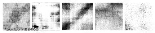 Vector Chaotic particle arrangements depict abstract data streams and complex systems.