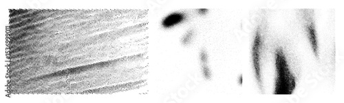 Vector Abstract shapes and blurred figures create a dynamic composition.
