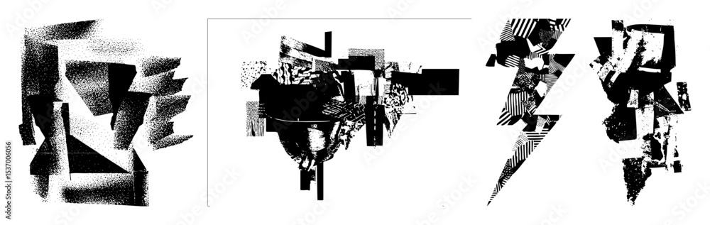 Vector Abstract geometric shapes create a dynamic composition. Vector Abstract geometric shapes create a dynamic composition.