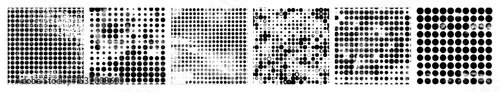 Vector Collection of diverse circular elements and numeric glyphs.