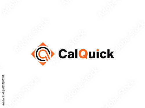 Modern monogram lettering logo design template 