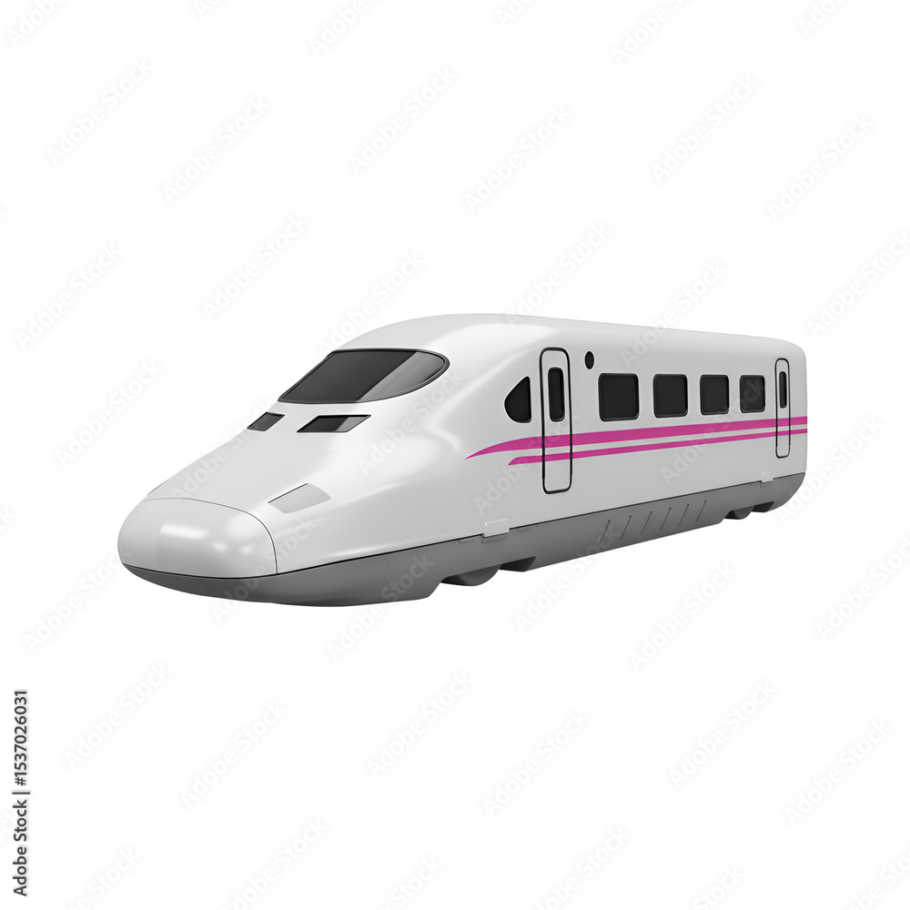 3D bullet train icon 3D bullet train icon