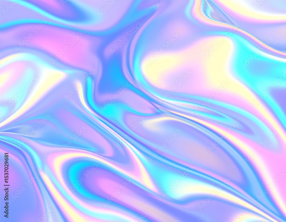 Fototapeta premium Abstract holographic neon foil background, holographic paper blurred background,