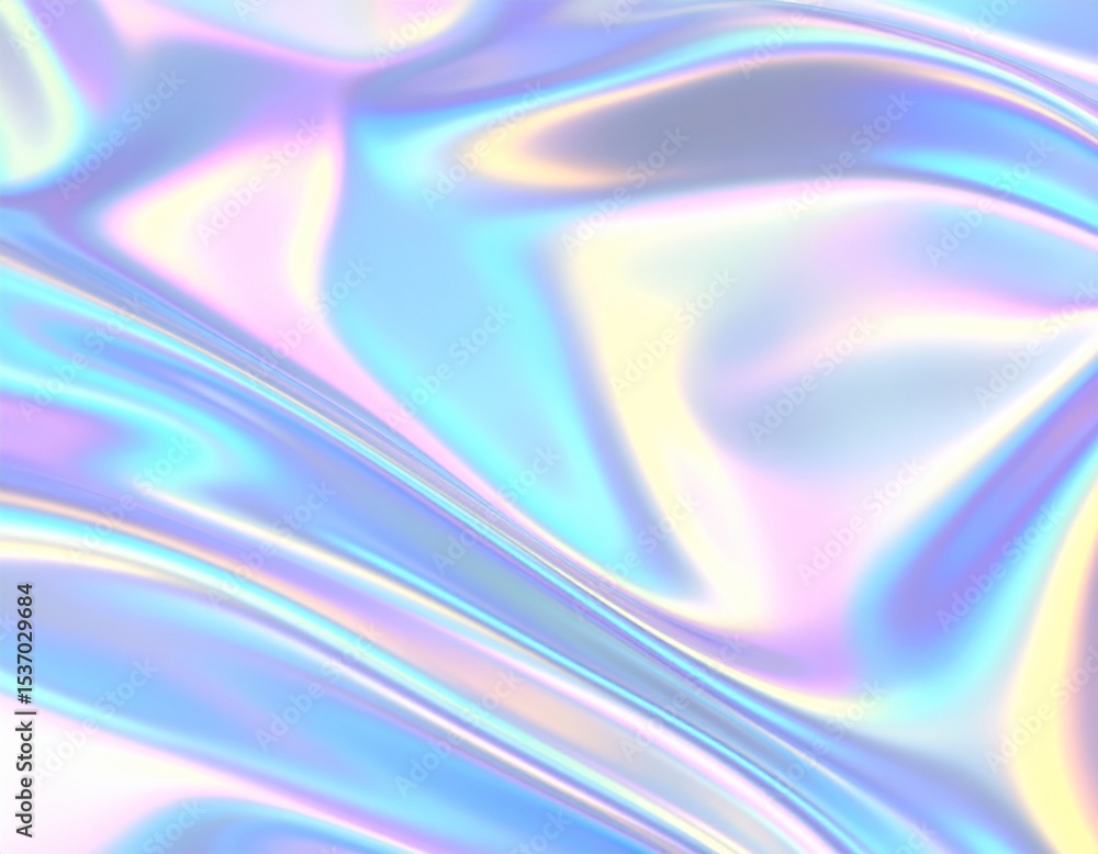 Fototapeta premium Abstract holographic neon foil background, holographic paper blurred background,