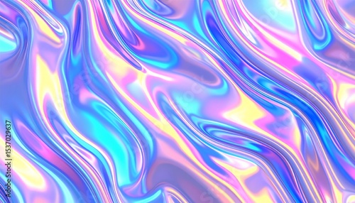 Abstract holographic neon foil background, holographic paper blurred background,