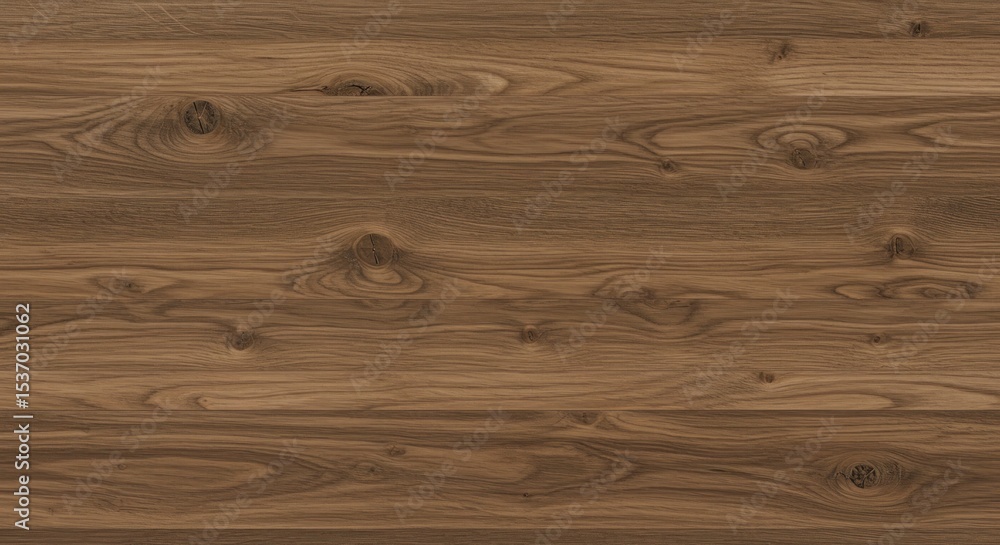Naklejka premium Detailed close up of a rustic brown wooden surface showcasing its natural grain