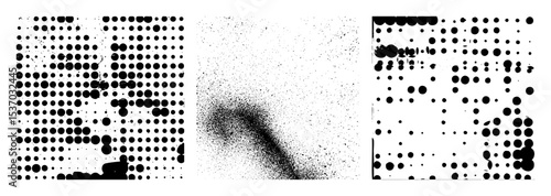 Vector Abstract dot form dynamic shapes and gradients.